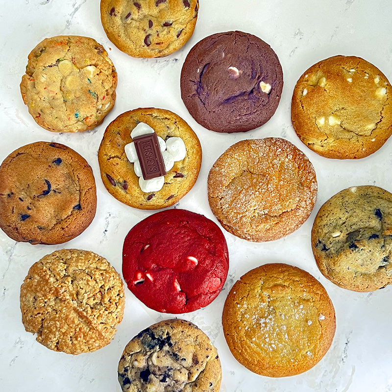 Box Sampler 12 Flavors – DOUGH DIGGER